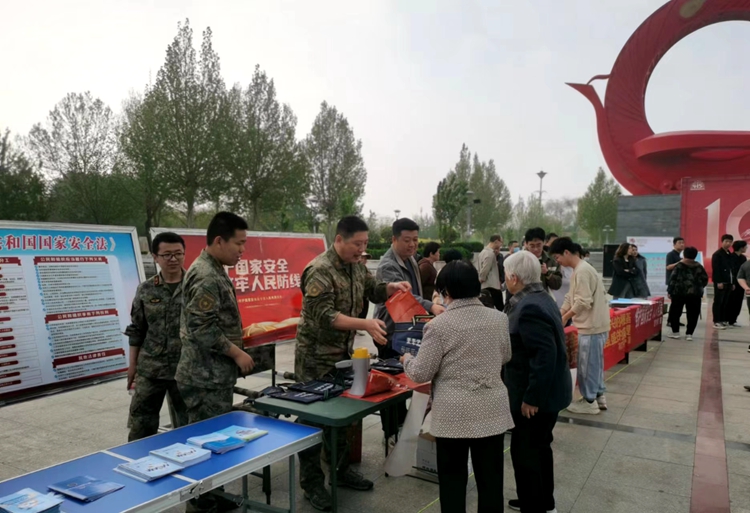 南宫市人武部开展全民国家安全教育日宣讲活动